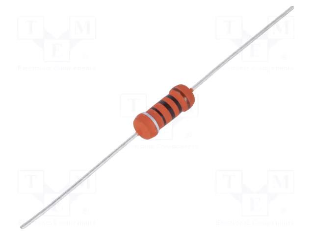 Resistor: metal film; fusible; THT; 100Ω; 2W; ±10%; Ø0.7x25mm; axial ROYALOHM NFR2W-100R