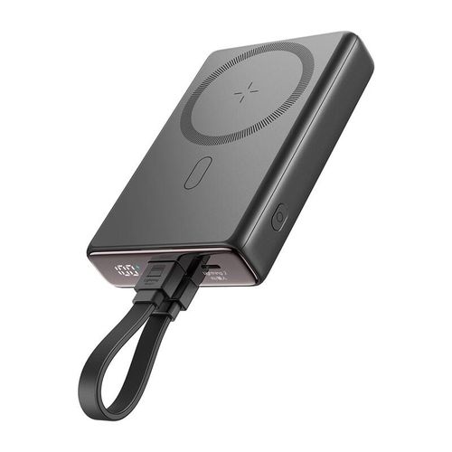 Joyroom magnetic powerbank with stand JR-PBM01, 20W, 10000mA (blacks), Joyroom JR-PBM01 Bl