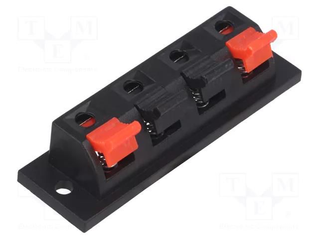 Connector: loudspeaker; terminal; stereo; for panel mounting CHANGZHOU DAHUA IMP AND EXP (GROUP) CO CC-210