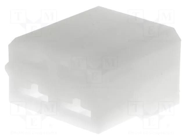 Terminals cover; female; ways: 4; natural; FASTIN-FASTON TE Connectivity 180900