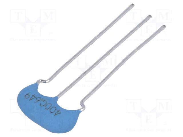 Resonator: ceramic; 6MHz; THT; Body dim: 8x3x5.5mm; Tol: ±0.5%; 15pF MURATA CSTLS6M00G53-B0