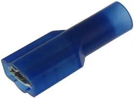 TERMINAL, FEMALE DISCONNECT, 0.25", CRIMP, BLUE FDI14-250Q