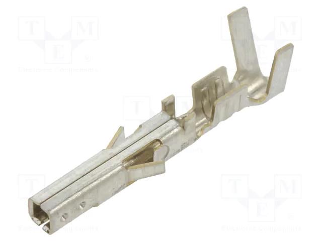 Contact; female; brass; tinned; 24AWG÷18AWG; tape; crimped; 4.2mm AMPHENOL COMMUNICATIONS SOLUTIONS MF42-HFT