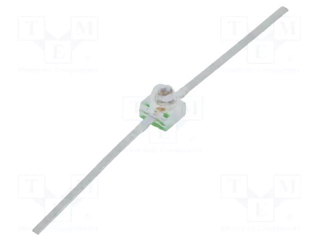 LED; green; 1.65mm; axial; 10÷40mcd; 28°; Front: convex; THT BROADCOM (AVAGO) HLMP-6505