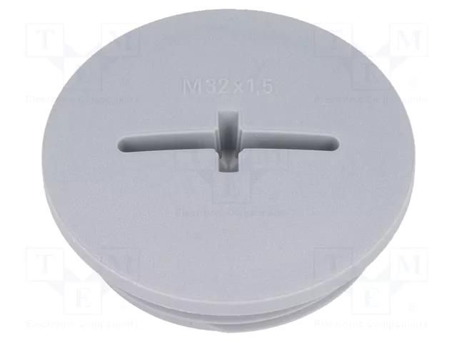 Stopper; M32; 1.5; IP54; polyamide; dark grey; SKINDICHT®; 8mm LAPP BLK-GL-M32-R7001