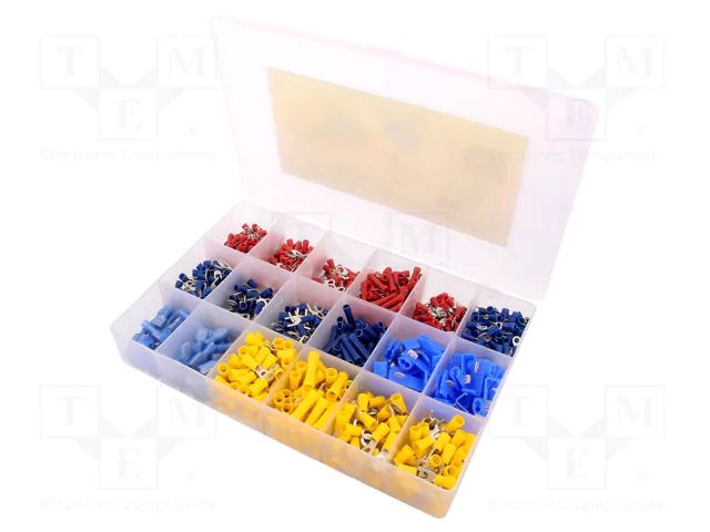 Kit: connectors; insulated; 1000pcs. NINIGI ST-ASS-1000