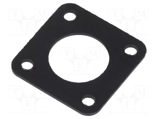 Socket gasket; flange (4 holes); size 10SL; 97,MS/DS AMPHENOL BMA31-10