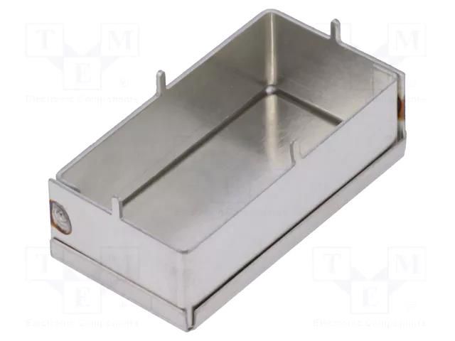Enclosure: shielding; X: 29mm; Y: 54mm; Z: 16mm; steel; PBC; for PCB TEKO 4020.16