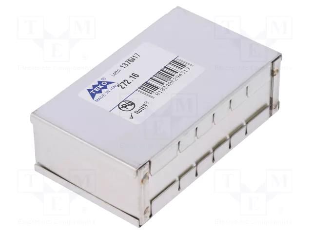 Enclosure: shielding; X: 50mm; Y: 83mm; Z: 26mm; steel TEKO 272.16