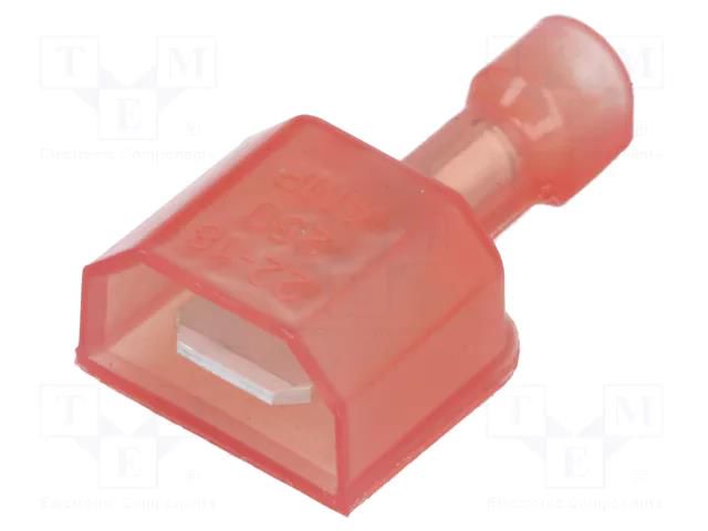 Terminal: flat; 6.3mm; 0.8mm; male; 0.3÷0.9mm2; crimped; for cable TE Connectivity 2-520103-2