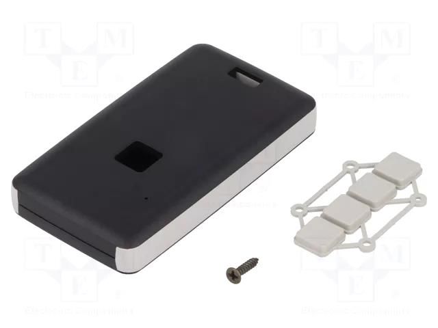 Enclosure: for remote controller; REMO-TEK; X: 39mm; Y: 71mm TEKO 13121.23