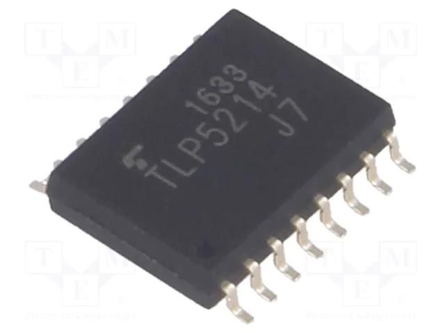 Optocoupler; SMD; Ch: 2; OUT: IGBT driver; Uinsul: 5kV; Uce: 30V TOSHIBA TLP5214-E-O