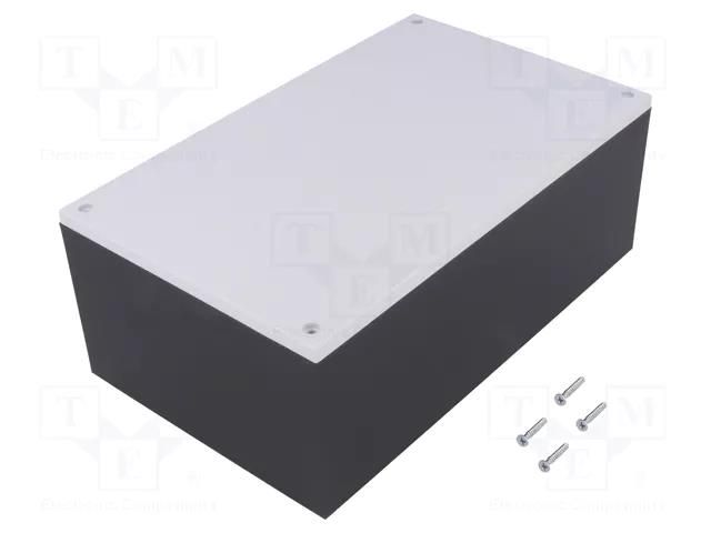 Enclosure: multipurpose; X: 130mm; Y: 215mm; Z: 83mm; CP; ABS; black TEKO CP/4.23