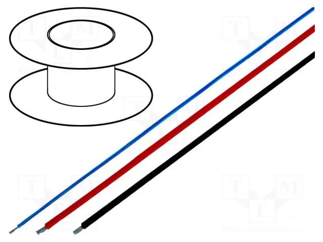 Wire; ÖLFLEX® HEAT 205 SC; 1x0.5mm2; stranded; Cu; FEP; -100÷205°C LAPP HEAT205SC-0.5YG