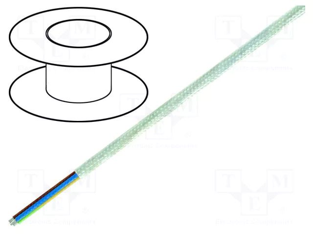 Wire; ÖLFLEX® HEAT 350 MC; 4G2.5mm2; stranded; Cu; fiberglass LAPP HEAT350MC-4G2.5