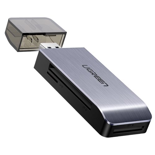 Устройство для чтения карт памяти SD, microSD, CF, MS USB 3.0 UGREEN/50541 6957303855414