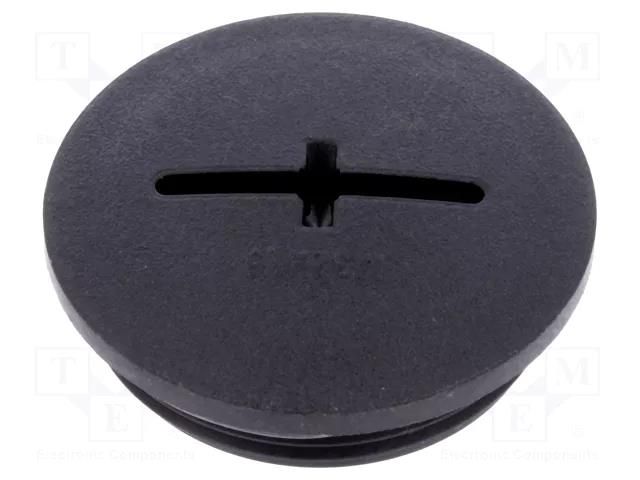 Stopper; M32; 1.5; IP68; polyamide; black; SKINDICHT®; with seal LAPP BLK-GL-M32+O-R9005