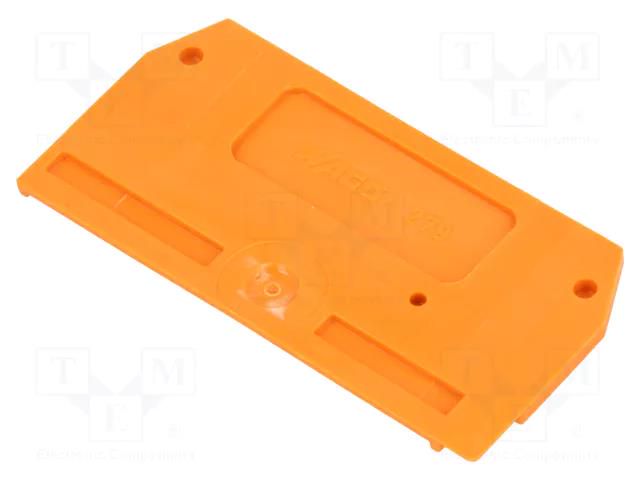 End/partition plate; orange; 279; 2x27x52mm WAGO 279-328