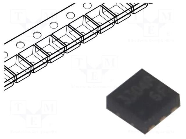 Diode: TVS array; 3.5V; 5A; 80W; unidirectional; SLP1616P6; Ch: 4 SEMTECH RCLAMP3304P.TCT