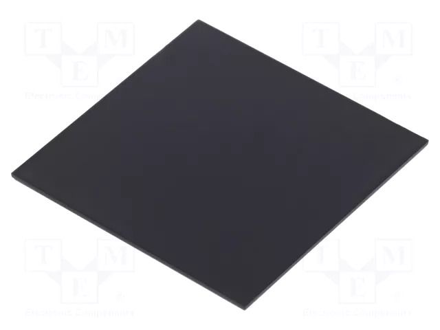 Cover; X: 50mm; Y: 50mm; -20÷60°C; ABS; Cover colour: black; UL94HB GAINTA G505015L