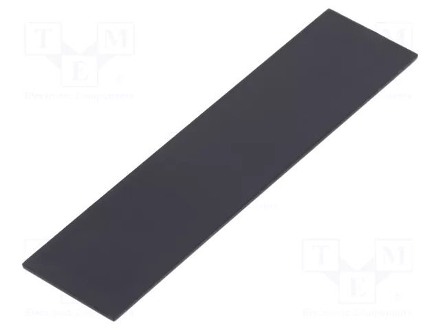 Cover; X: 13mm; Y: 50mm; -20÷60°C; ABS; Cover colour: black; UL94HB GAINTA G501315L