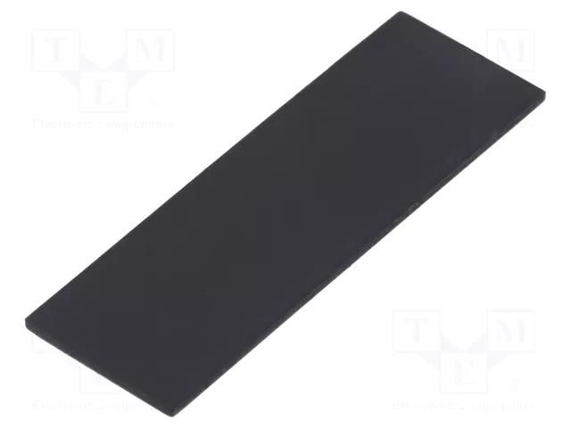 Cover; X: 13.5mm; Y: 40.5mm; -20÷60°C; ABS; Cover colour: black GAINTA G401316L