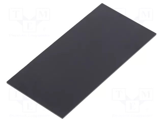 Cover; X: 50mm; Y: 100mm; -20÷60°C; ABS; Cover colour: black; UL94HB GAINTA G1005025L