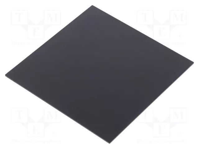 Cover; X: 100mm; Y: 100mm; -20÷60°C; ABS; Cover colour: black; UL94HB GAINTA G10010040L