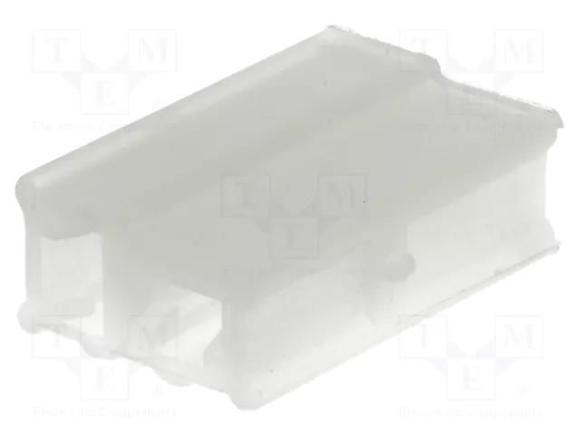 Terminals cover; female; ways: 2; natural; FASTIN-FASTON TE Connectivity 626064