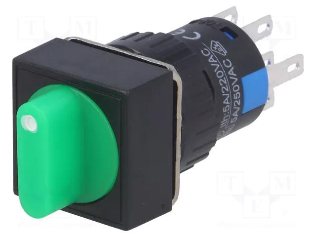 Switch: rotary; Pos: 3; 3A/220VAC; 2A/24VDC; -20÷55°C; 50mΩ; Ø16mm ONPOW V16-11XAF-3-12G