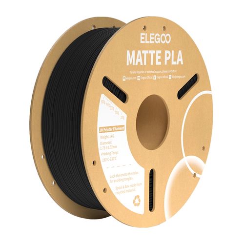 Filament PLA Matte ELEGOO (Czarny), Elegoo 50.203.0250