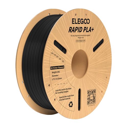 ELEGOO Rapid PLA+ Filament (Black), Elegoo 50.203.0114