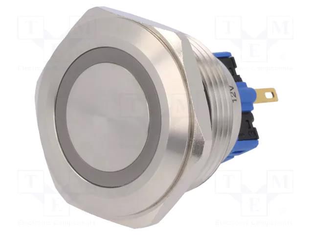 Switch: vandal resistant; Pos: 2; SPDT; 3A/220VAC; 5A/24VDC; IP65 ONPOW V30-21E-12B-S