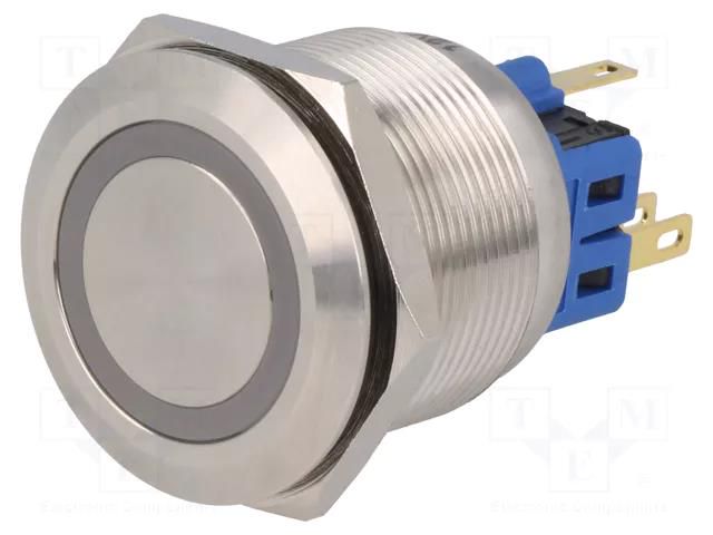Switch: vandal resistant; Pos: 2; SPDT; 3A/220VAC; 5A/24VDC; IP65 ONPOW V25-21E-12B-S
