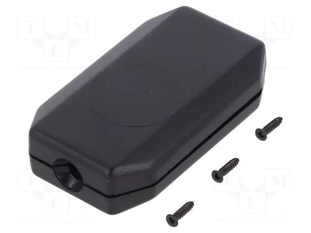 Enclosure: for remote controller; X: 38mm; Y: 65mm; Z: 16mm; ABS MASZCZYK P-15ND/B