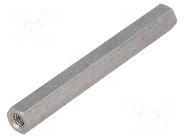 Screwed spacer sleeve; 60mm; Int.thread: M4; hexagonal DREMEC TFF-M4X60/DR146