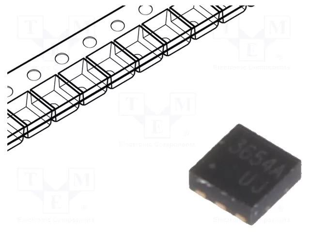Diode: TVS array; 8V; 3A; 100W; bidirectional; SLP1616P6; Ch: 3; ESD SEMTECH RCLAMP3654PATCT