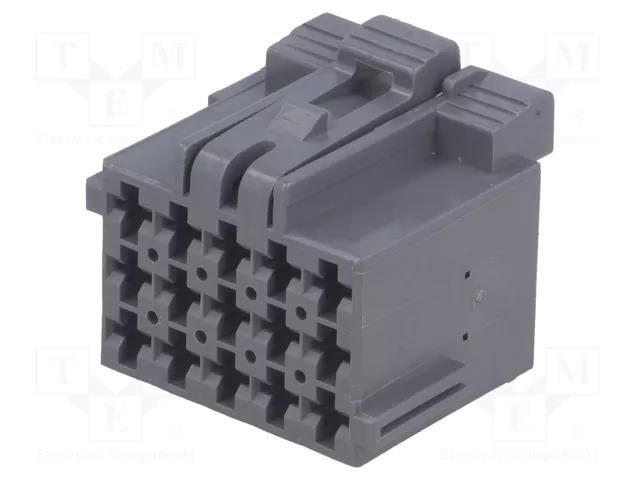 Connector: wire-wire; plug; female; PIN: 15; JPT; for cable; 5mm; 3x5 TE Connectivity 1-967623-6