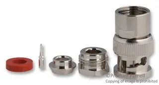 RF/COAXIAL BNC PLUG STR 50 OHM CLAMP/SLDR 031-202