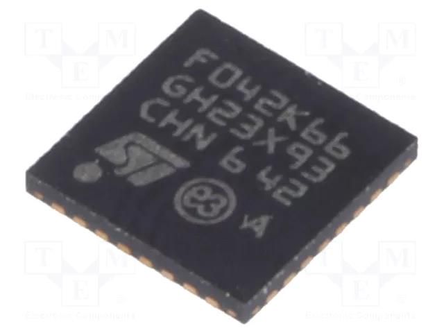 IC: STM32 ARM microcontroller; 48MHz; UFQFN32; 2÷3.6VDC; STM32F0 STMicroelectronics STM32F042K6U6