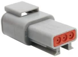 CONNECTOR HOUSING, RECEPTACLE, 3 POSITION ATM04-3P