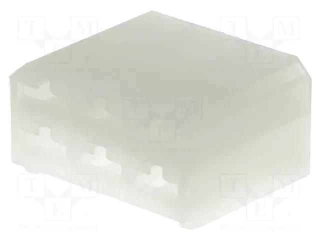 Terminals cover; female; ways: 6; natural; FASTIN-FASTON TE Connectivity 880297-1
