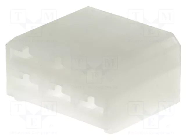 Terminals cover; female; ways: 6; natural; FASTIN-FASTON TE Connectivity 880297-1