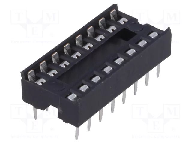 Socket: integrated circuits; DIP16; 7.62mm; THT; Pitch: 2.54mm TE Connectivity 1-2199298-4
