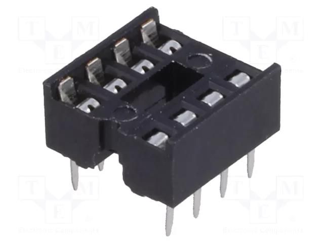 Socket: integrated circuits; DIP8; 7.62mm; THT; Pitch: 2.54mm TE Connectivity 1-2199298-2