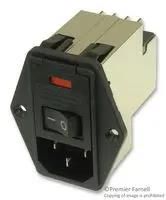 CONNECTOR, POWER ENTRY, RCPT, 10A, 250VAC PE0S0DHXB.