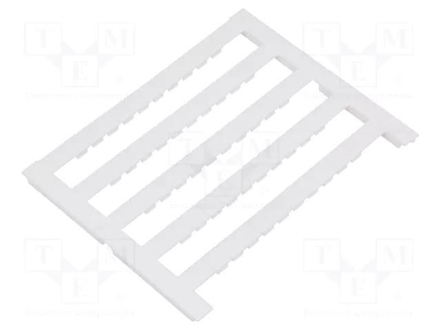 Marker; white; 5mm; Marking: for labelling by user WEIDMÜLLER DEK5-NEUTRAL