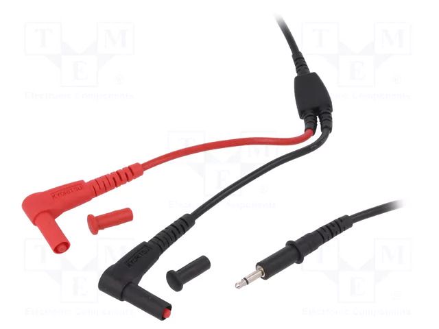 Test lead; probe tip x2,angular banana plug 4mm x2; Len: 1.2m KYORITSU KEW7256