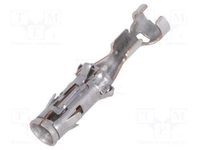Contact; female; 2.5mm System; tinned; 0.5÷1mm2; bulk; crimped TE Connectivity 962981-1