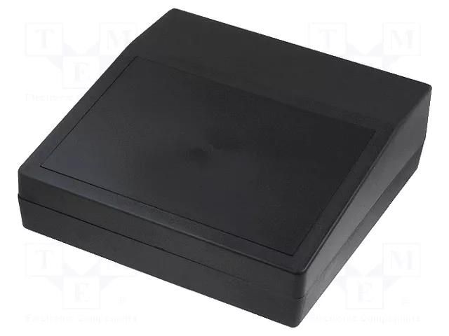 Enclosure: desktop; X: 219mm; Y: 221mm; Z: 78mm; polystyrene; black KRADEX Z-25/B